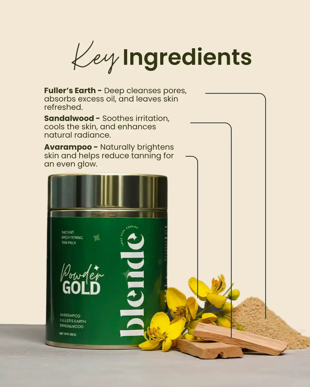 POWDER GOLD | Brightening Tan Pack