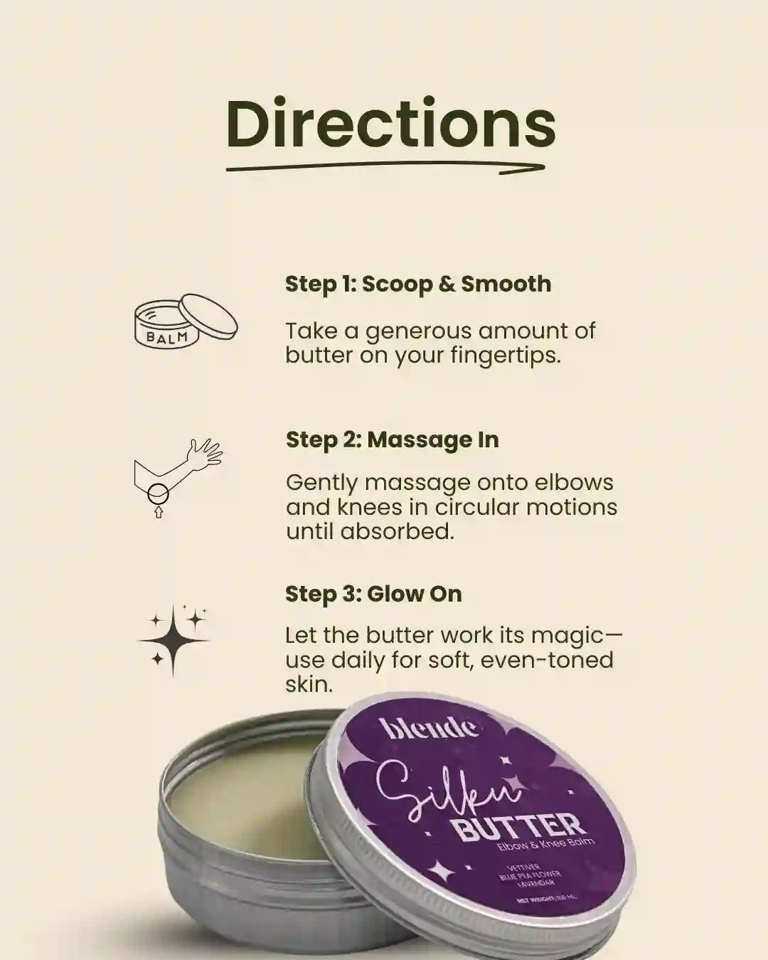 SILKU BUTTER | Brightening Elbow & Knee Balm