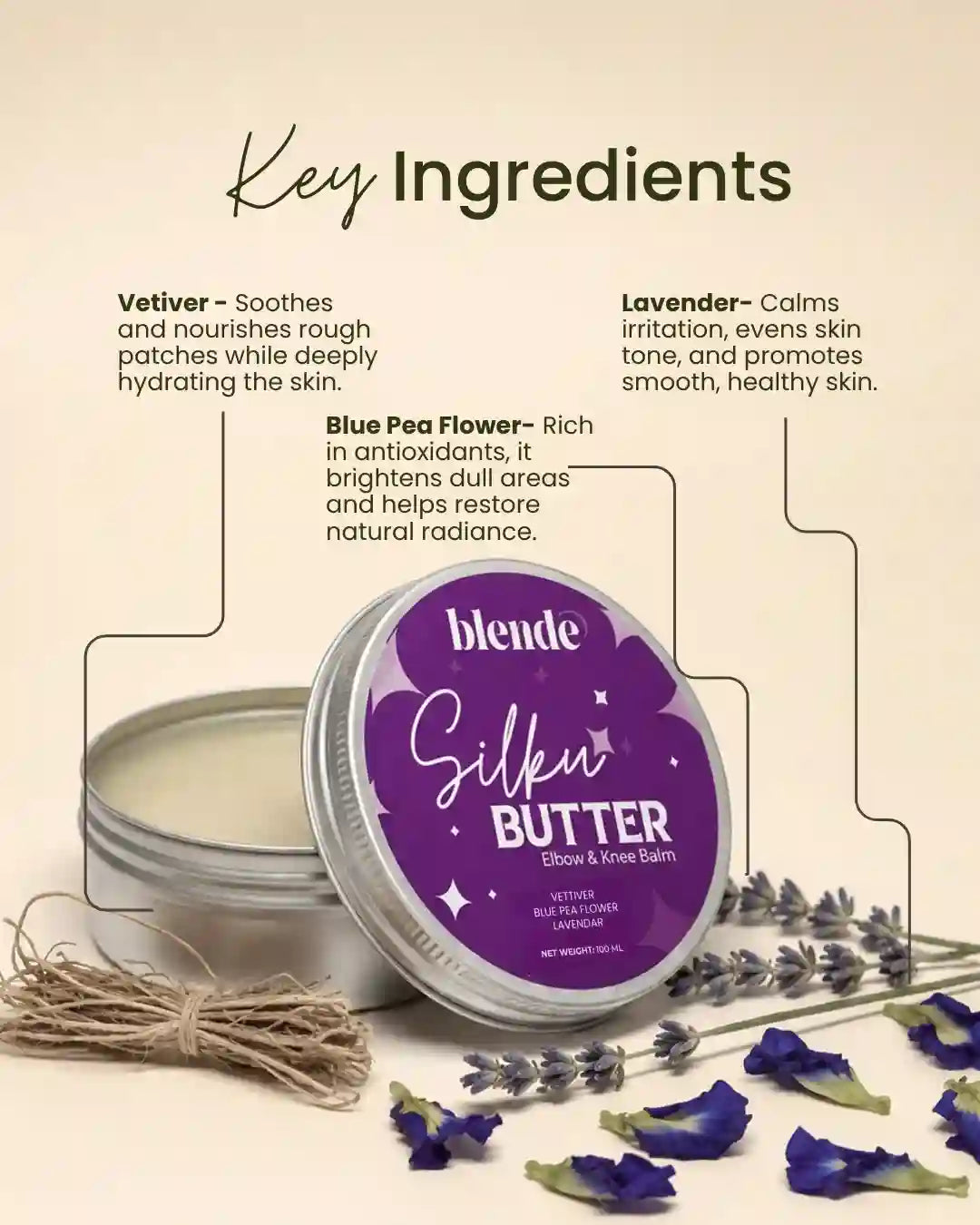 SILKU BUTTER | Brightening Elbow & Knee Balm